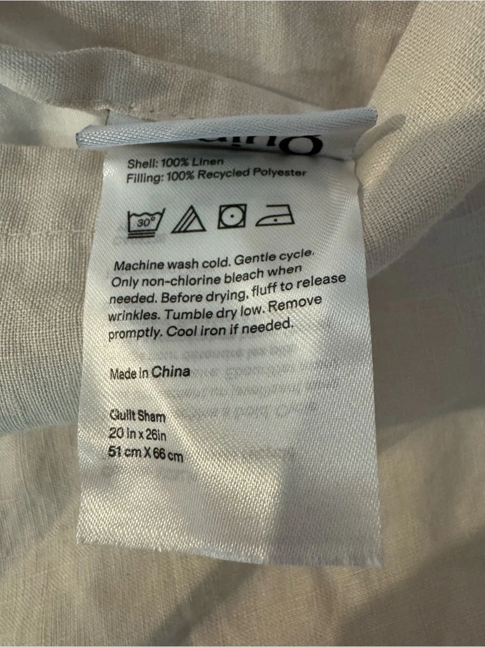 Quince European Linen Dream Quilt Set | Queen | Sand‎ | Includes Shams